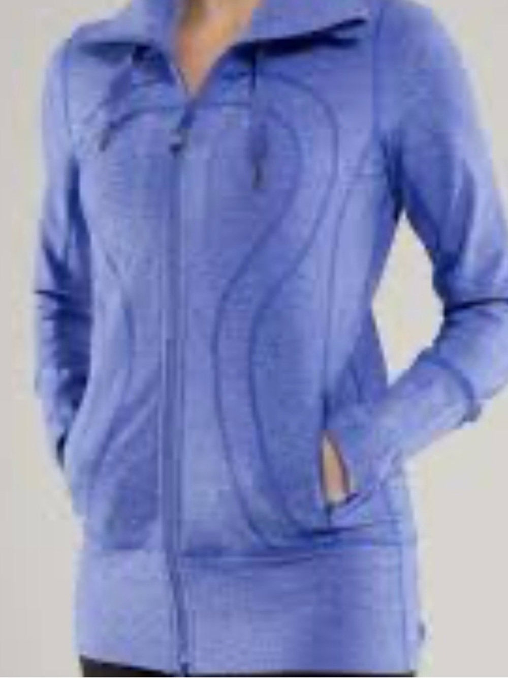 Lululemon scuba Blue Women's Zip-Up Hooy